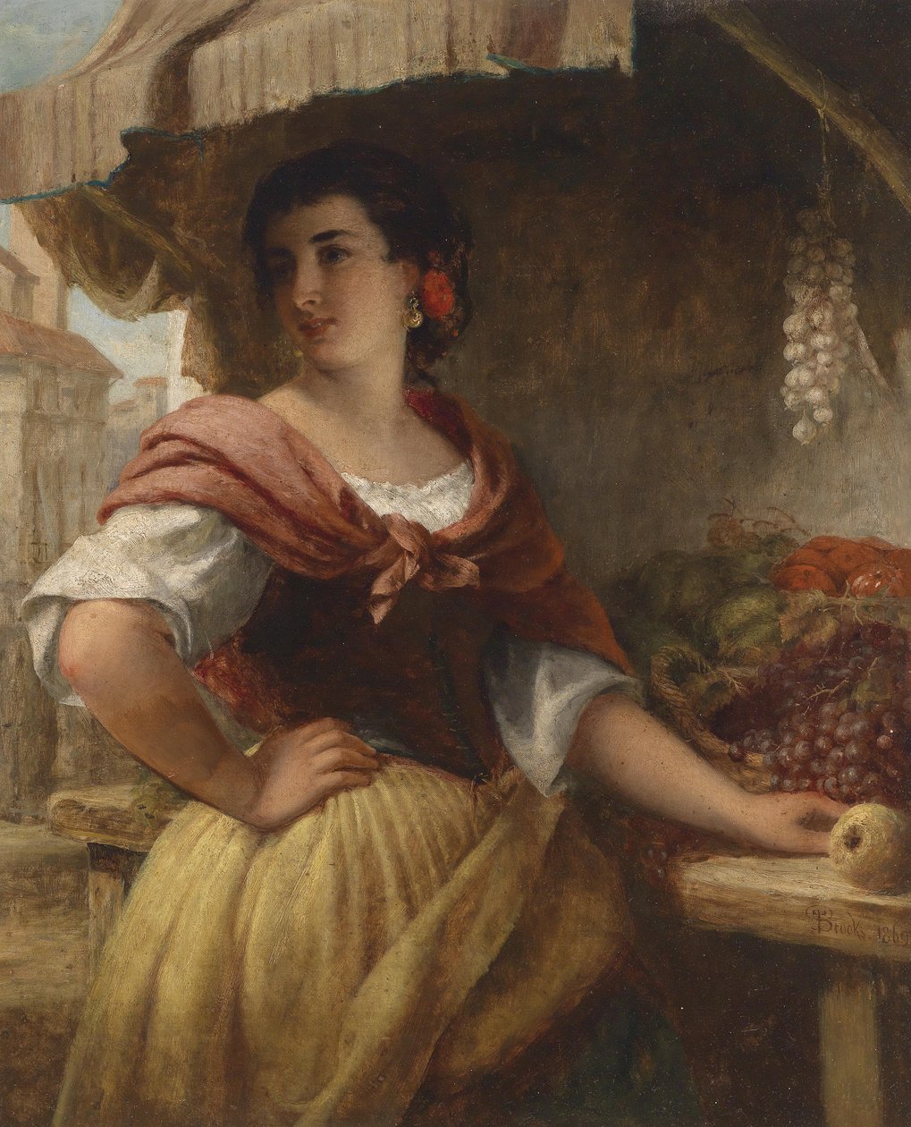 La venditrice di frutta da Thomas Brooks