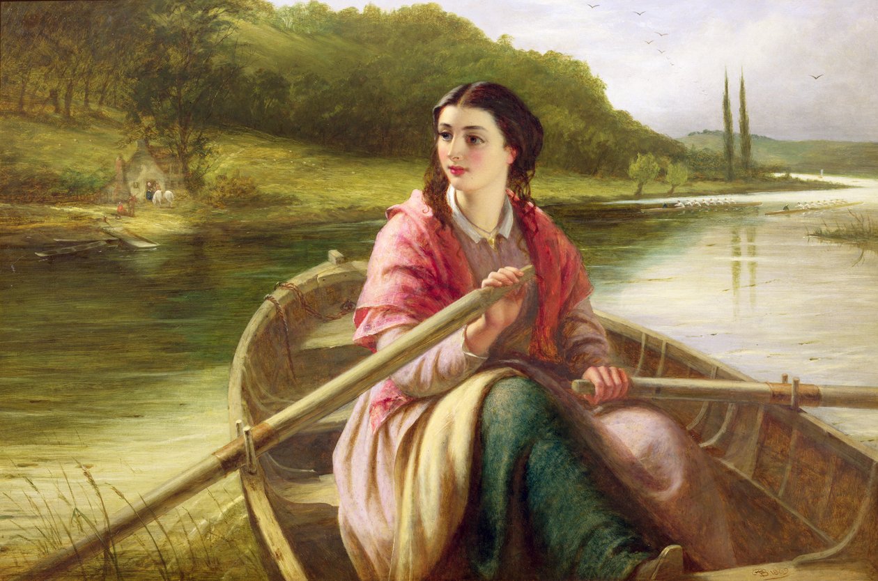 La figlia del traghettatore, 1869 da Thomas Brooks