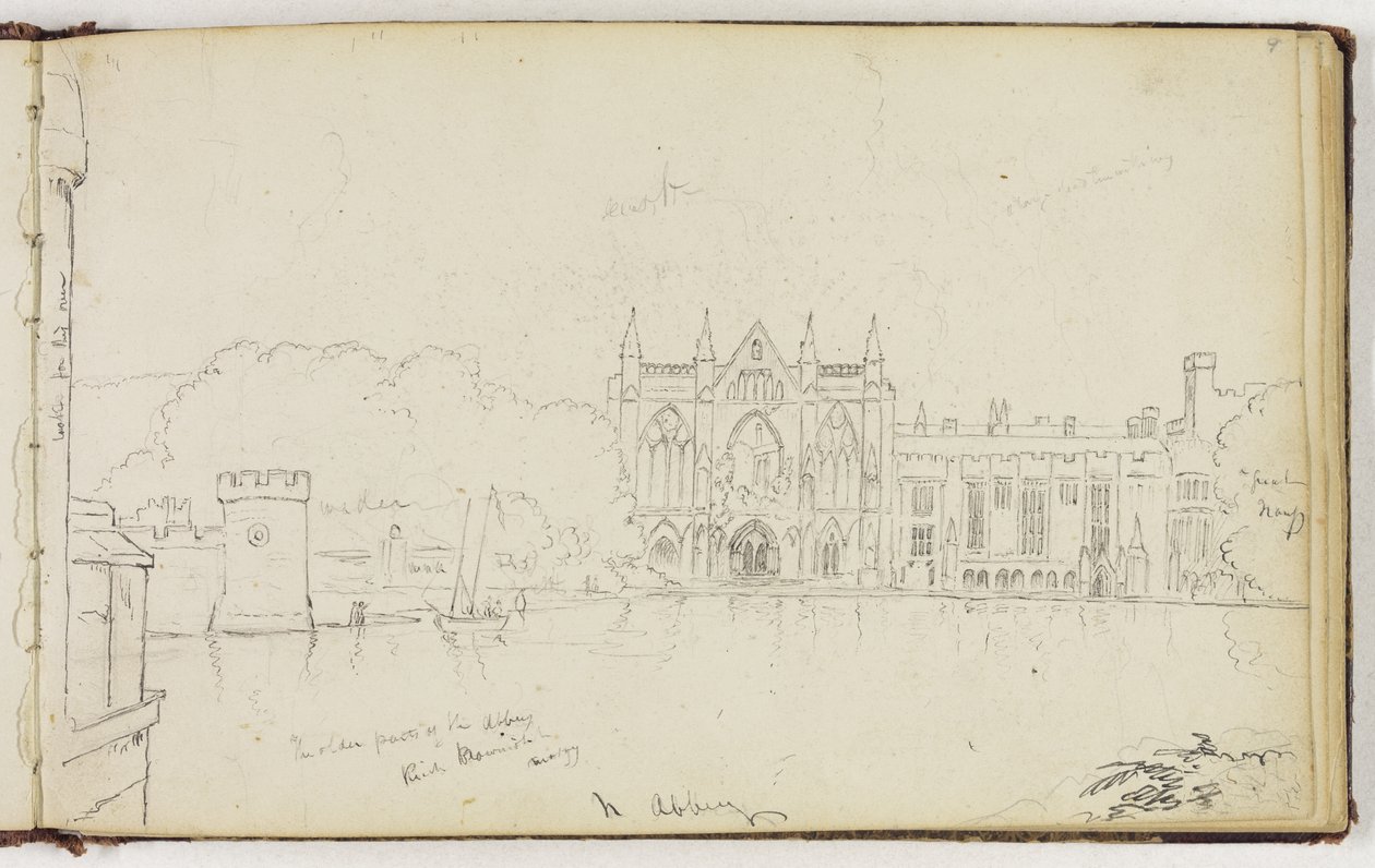 Abbazia di Newstead, Nottinghamshire, Inghilterra da Thomas Cole