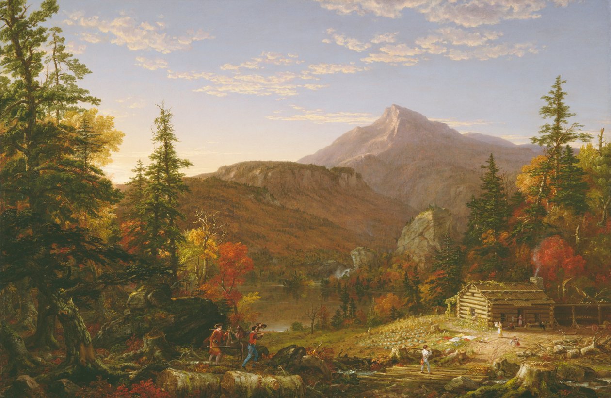 Il ritorno del cacciatore da Thomas Cole