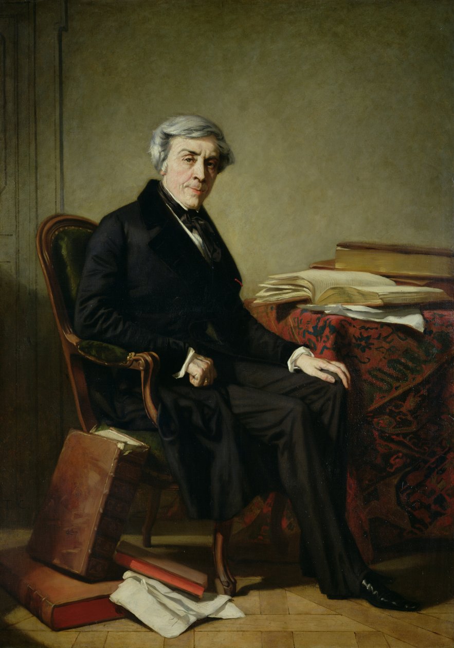 Ritratto di Jules Michelet (1798-1874) da Thomas Couture
