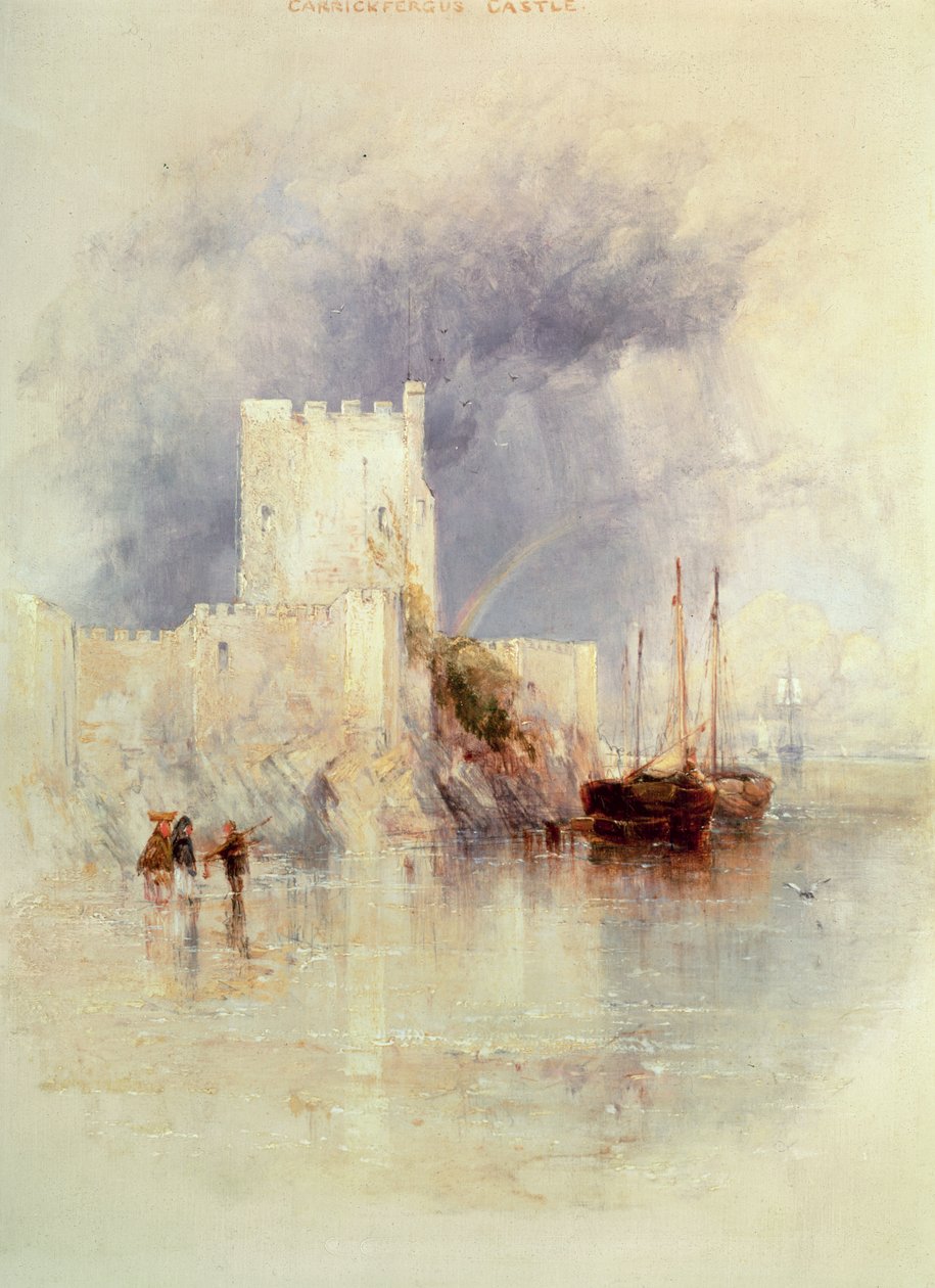 Carrickfergus, Irlanda da Thomas Creswick
