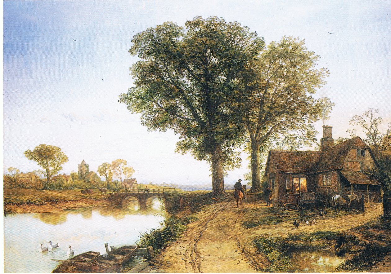 La fucina del villaggio da Thomas Creswick