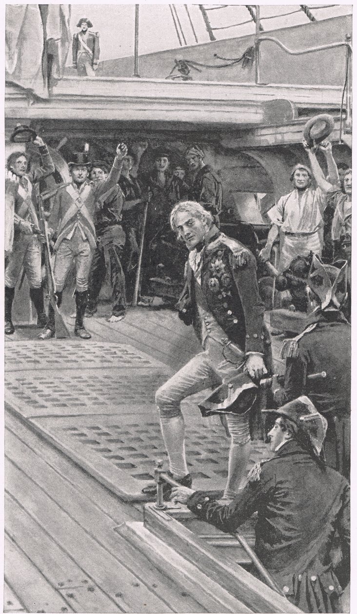 Nelson che sale sul ponte, illustrazione da 