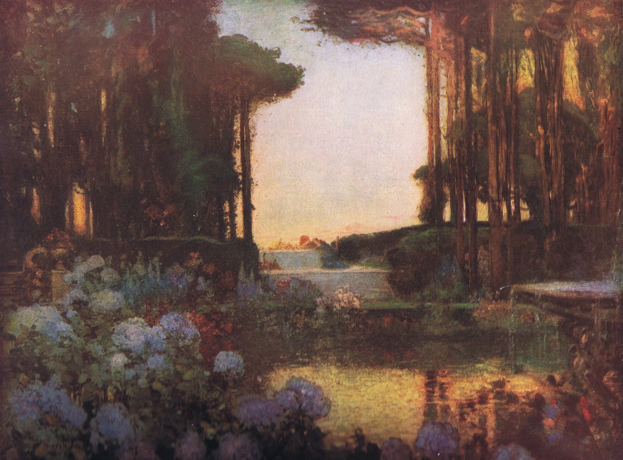 Il giardino della pace, Bibbys Annual, 1916-1917 da Thomas Edwin Mostyn