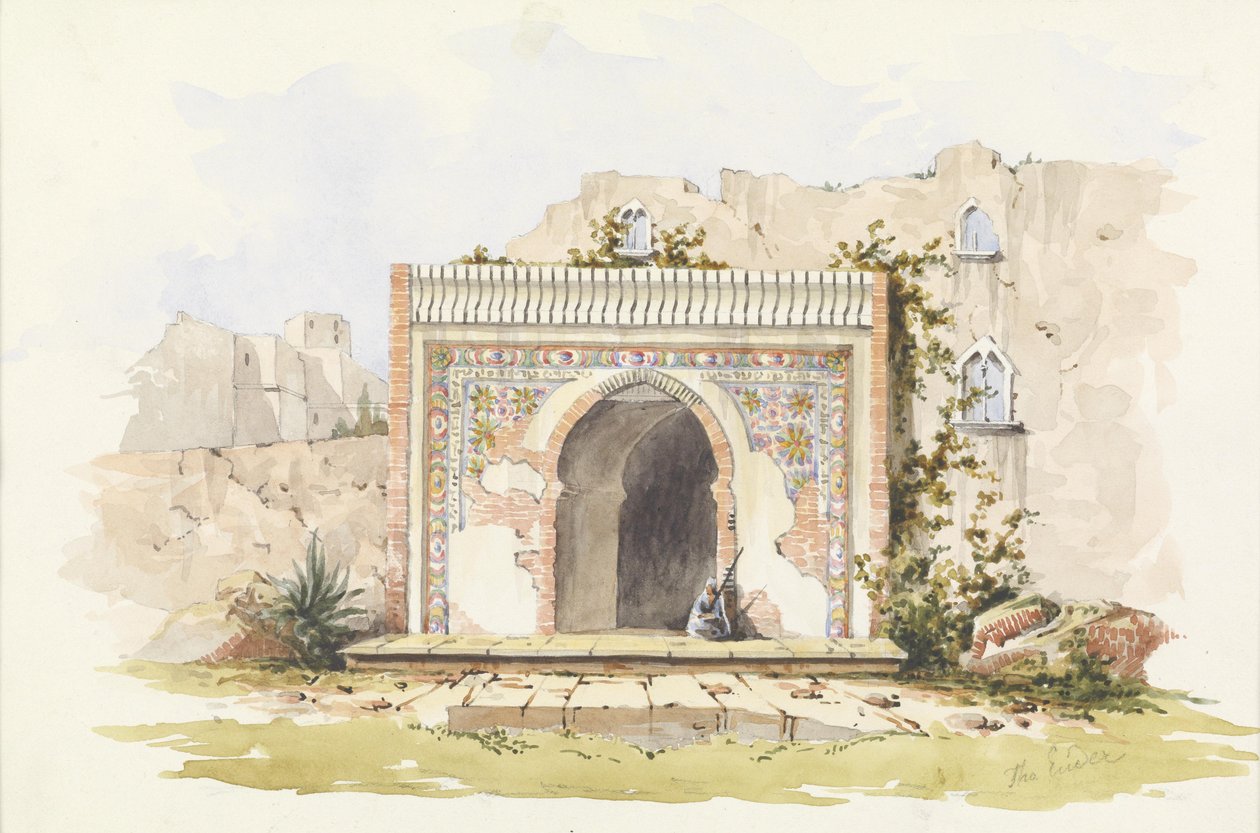 La Bab el-Kasbah a Tangeri da Thomas Ender