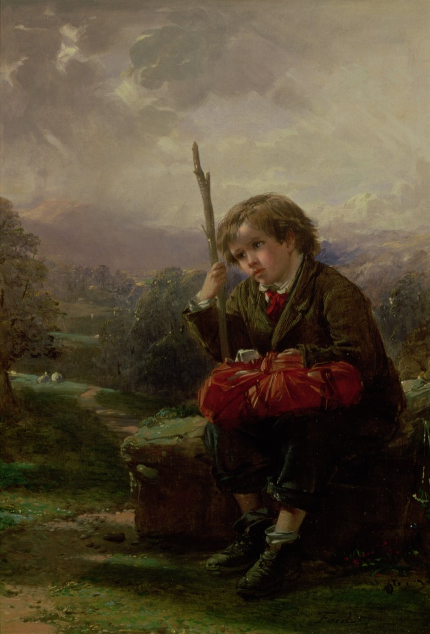 Una sosta lungo la strada da Thomas Faed
