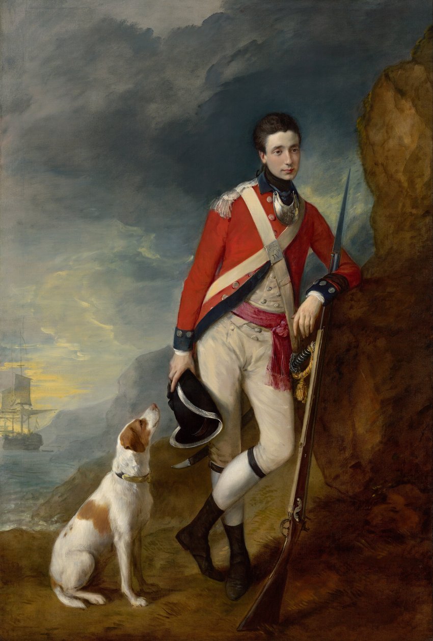 Un ufficiale del 4º Reggimento di Fanteria da Thomas Gainsborough