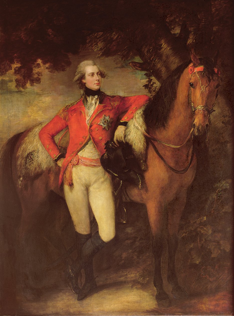 Giorgio IV, come Principe di Galles, 1782 da Thomas Gainsborough