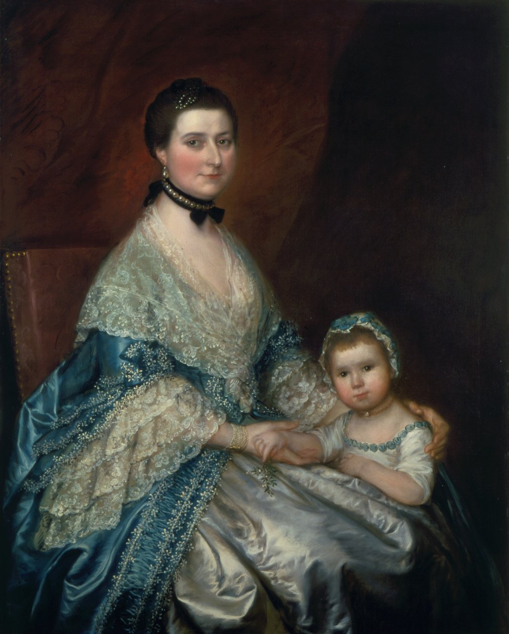 Mrs. Bedingfield e sua figlia, 1760s da Thomas Gainsborough