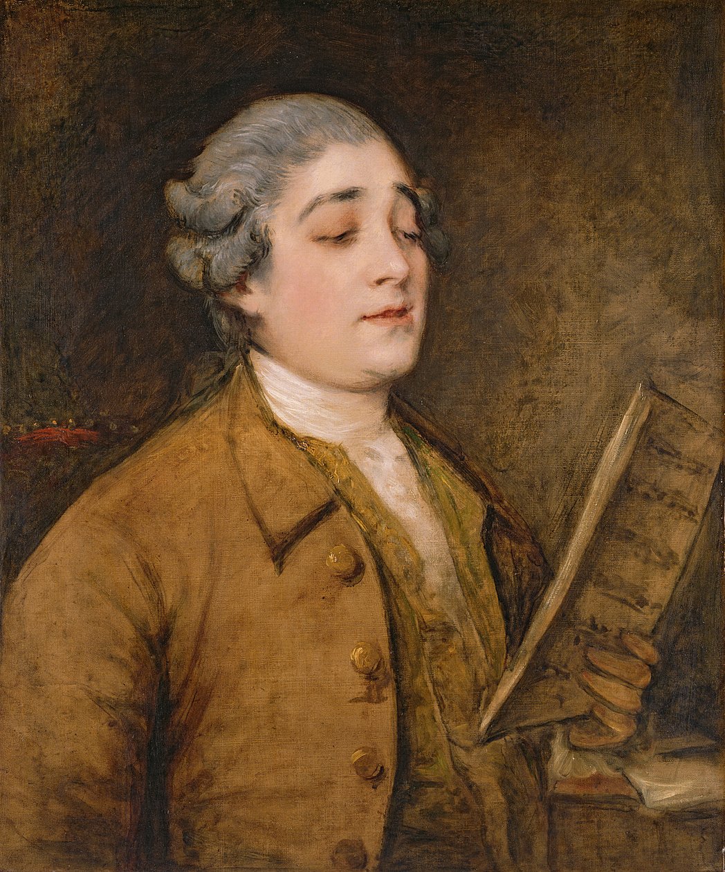 Ritratto di Giusto Ferdinando Tenducci, cantante castrato e compositore, c.1773-75 da Thomas Gainsborough