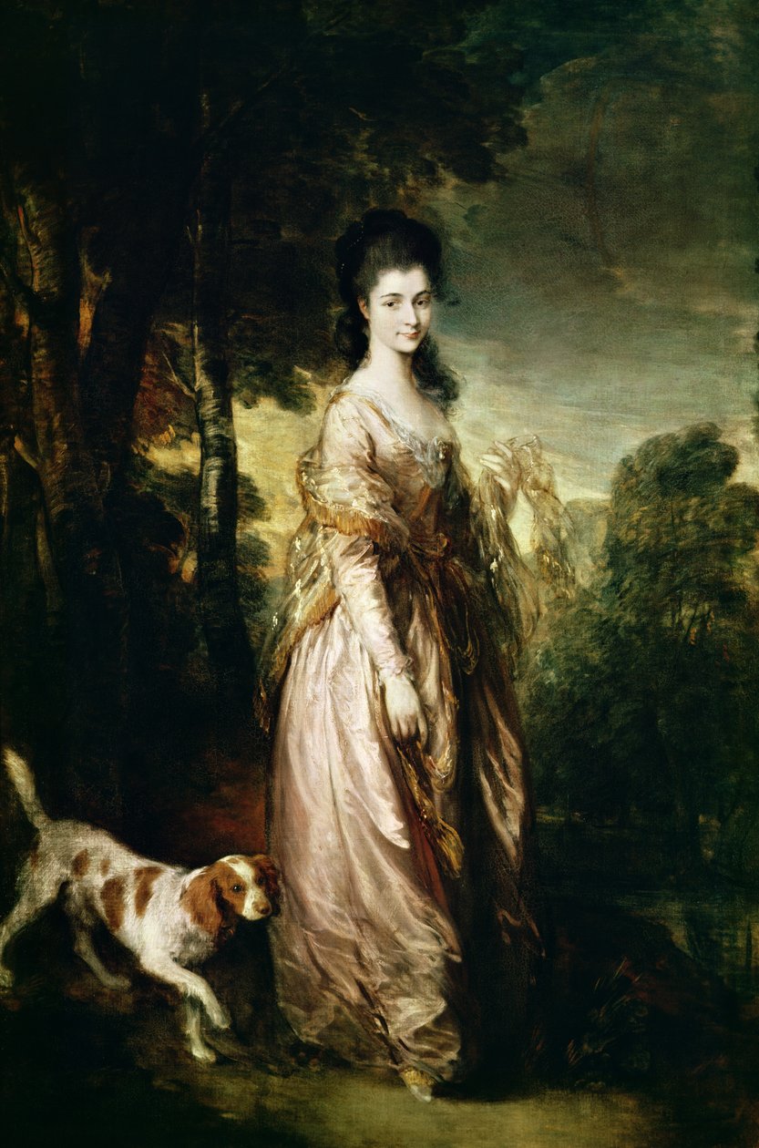 Ritratto di Mrs. Lowndes-Stone (1758-1837) c.1775 da Thomas Gainsborough