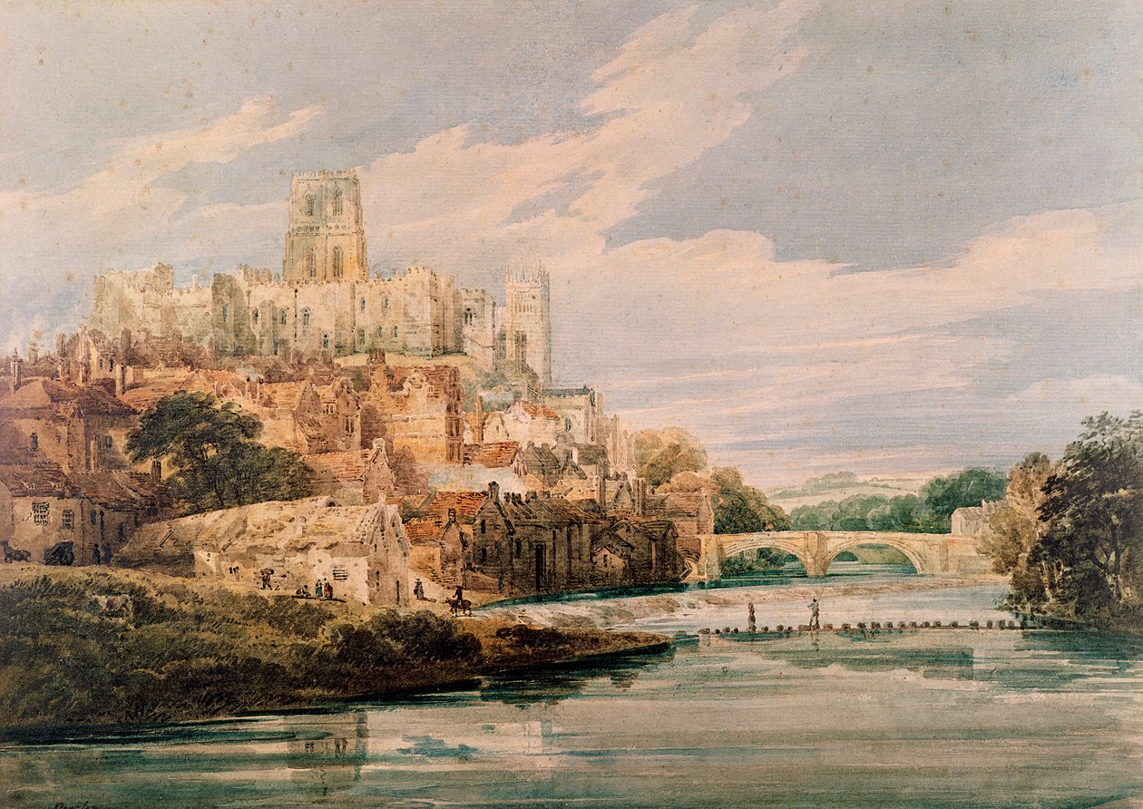 Castello e Cattedrale di Durham da Thomas Girtin