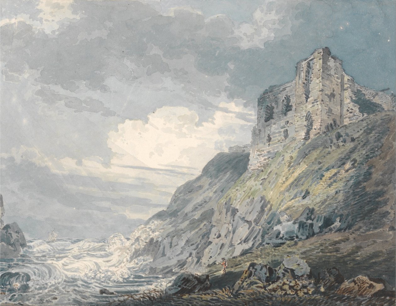 Castello di Findlater, Banff da Thomas Girtin