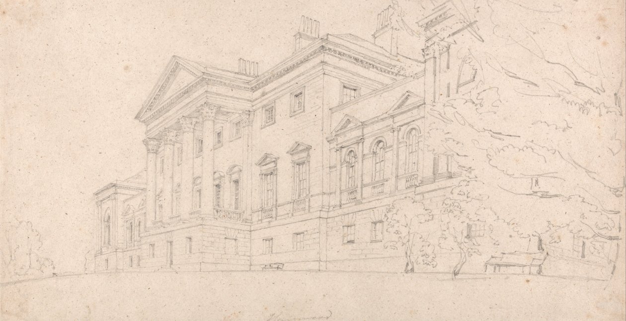 Harewood House, Yorkshire da Thomas Girtin