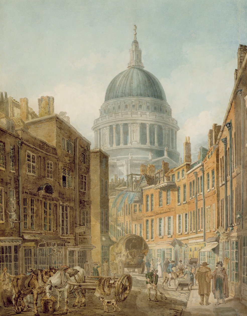 St. Pauls da St. Martins le Grand da Thomas Girtin