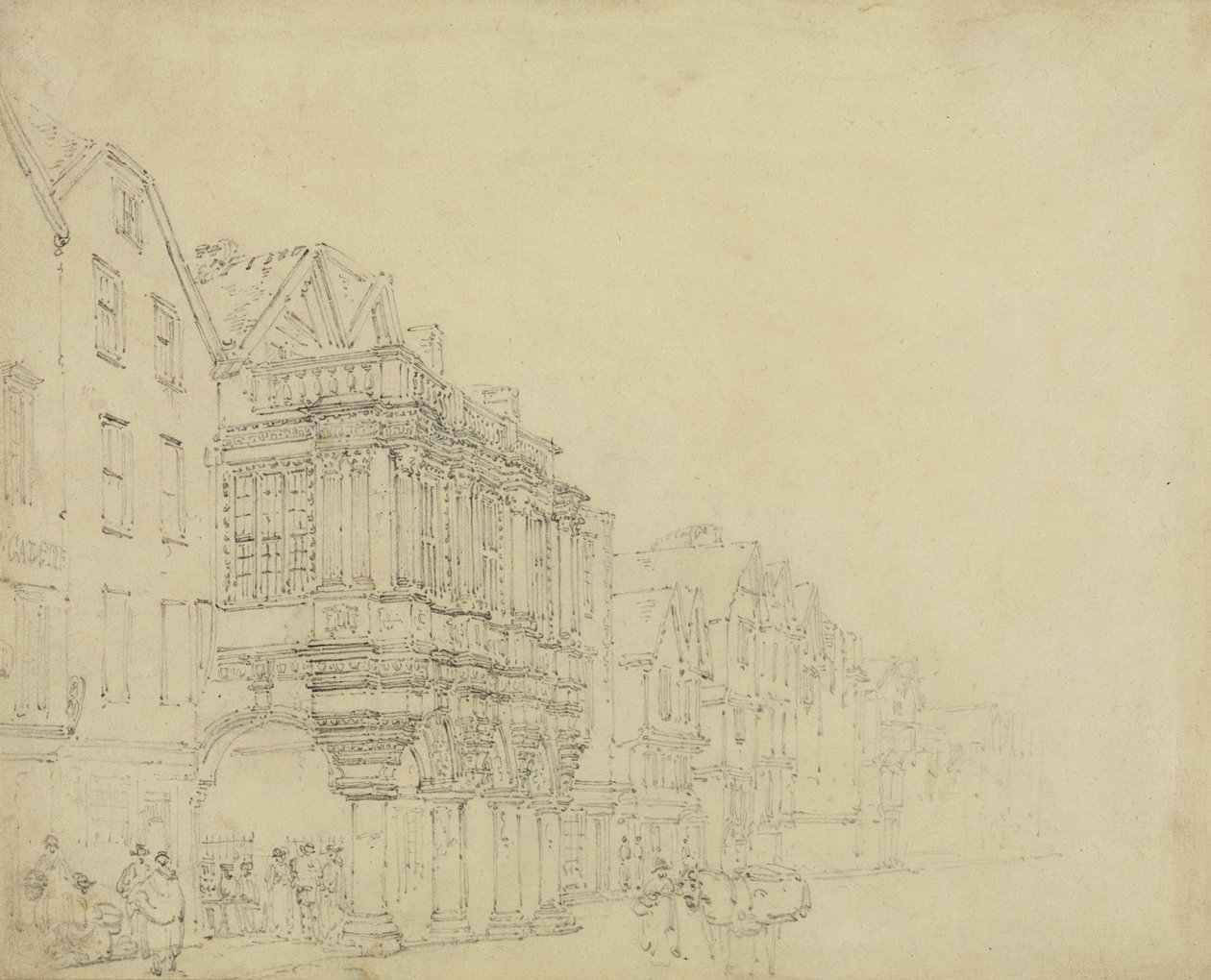 La Guildhall, Exeter, c.1797 da Thomas Girtin
