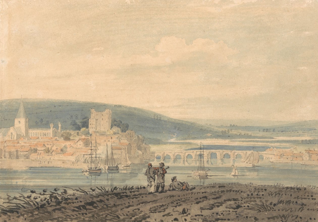 Veduta di Rochester da Thomas Girtin