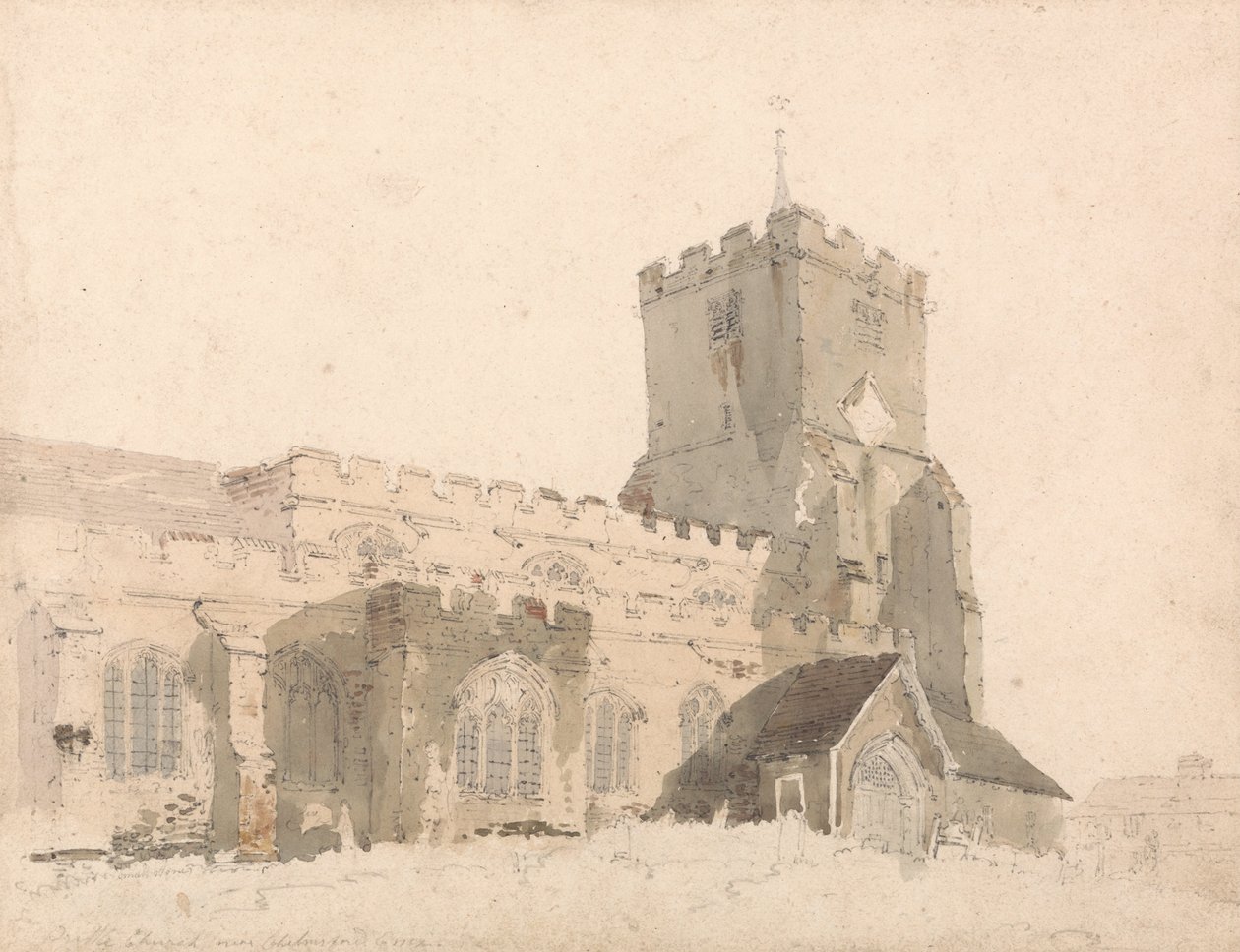 Chiesa di Writtle, Essex da Thomas Girtin