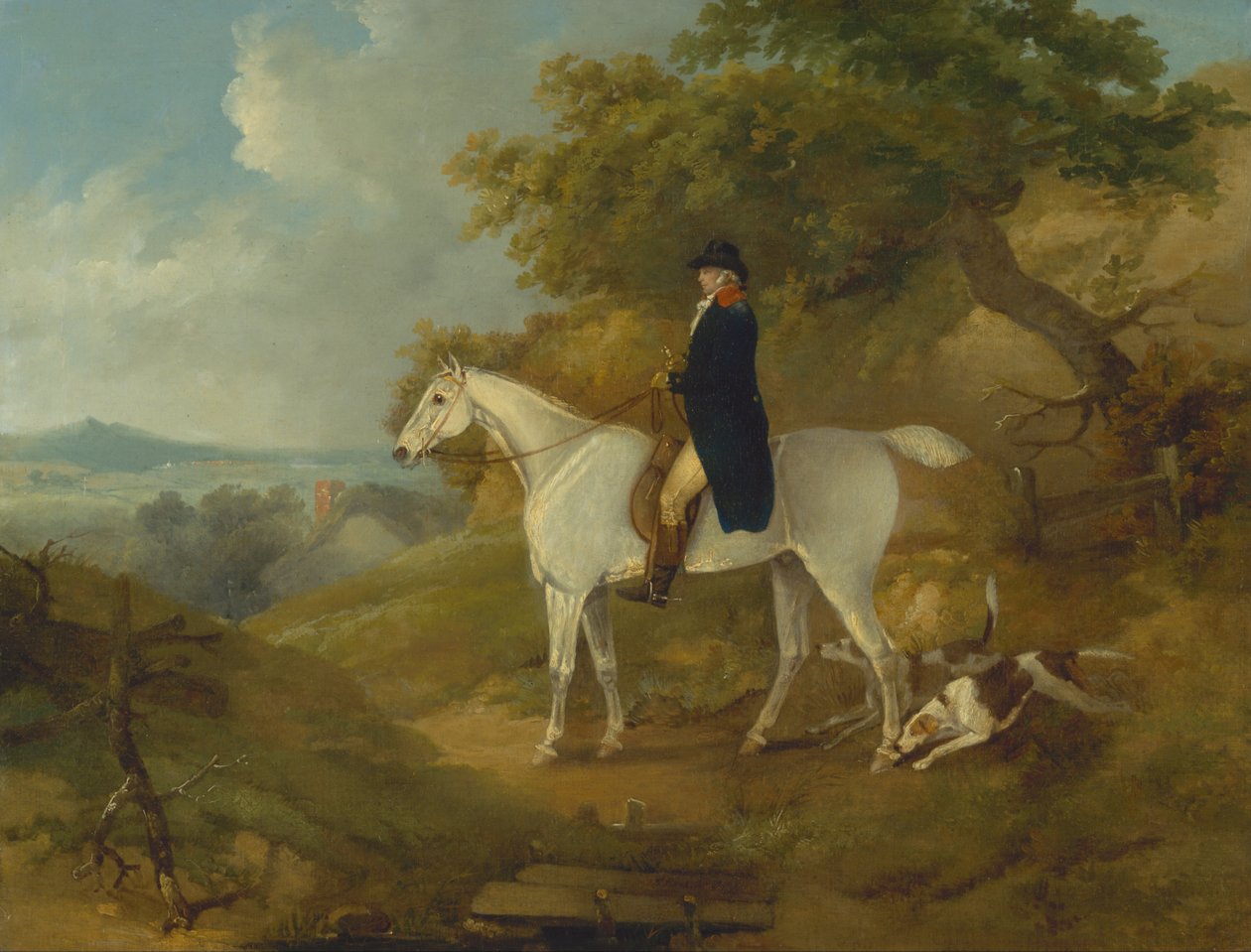 George Morland sul suo cavallo da Thomas Hand