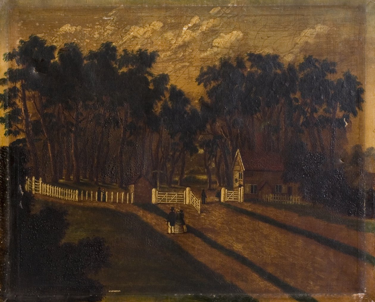 Casello, vicino al Memorial Park, Coventry, 1855 da Thomas Hough
