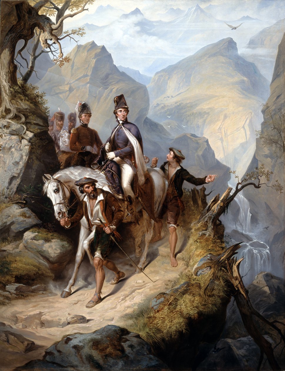 Wellington (1769-1852) a Sorauren, 27 luglio 1813, c.1853 da Thomas Jones
