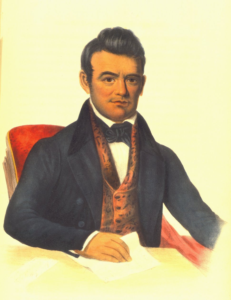 John Ross, un capo Cherokee, 1854 da Thomas Loraine McKenney