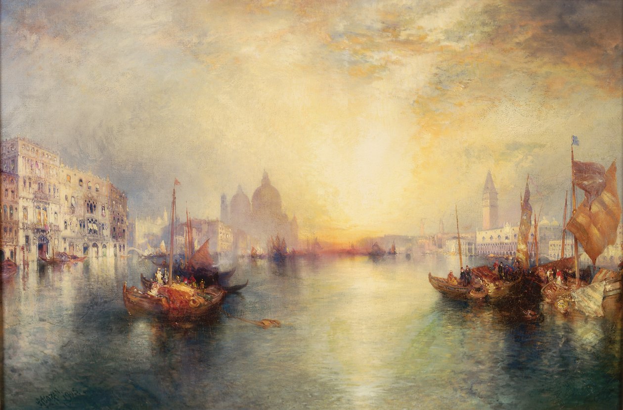 Ingresso al Canal Grande, Venezia, 1905 da Thomas Moran