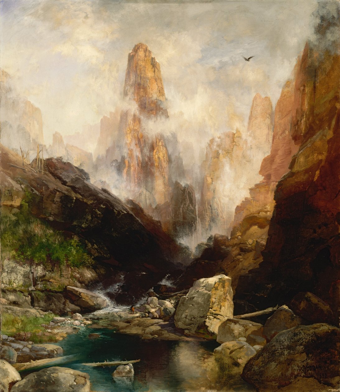 Nebbia nel Canyon di Kanab, Utah da Thomas Moran