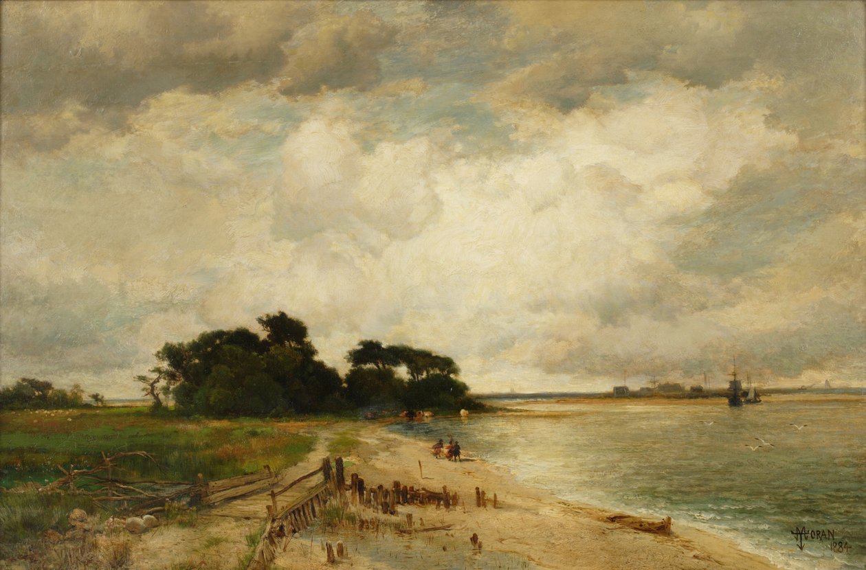 Three Mile Harbor da Thomas Moran