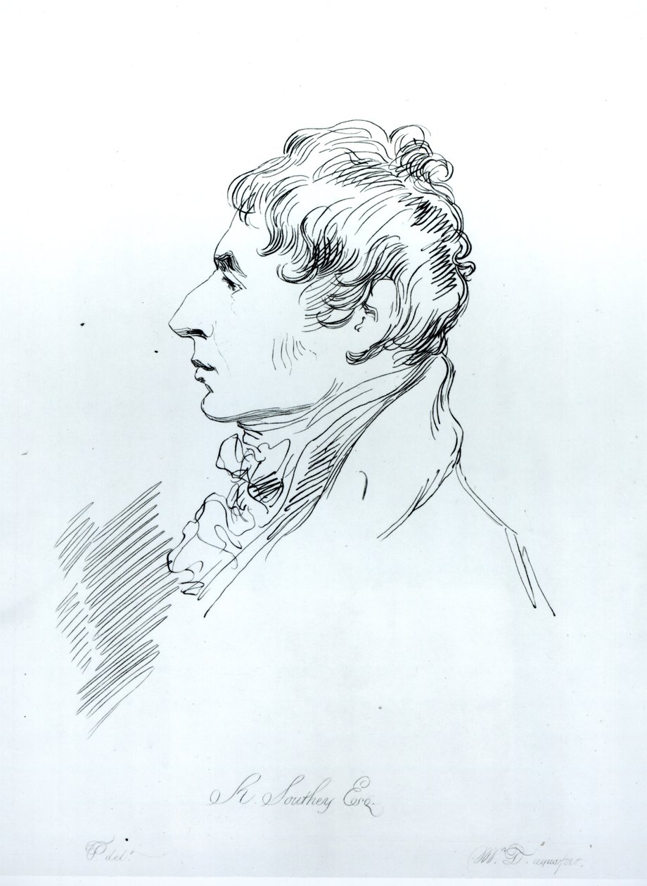Ritratto di Robert Southey (1774-1843) da Thomas Phillips