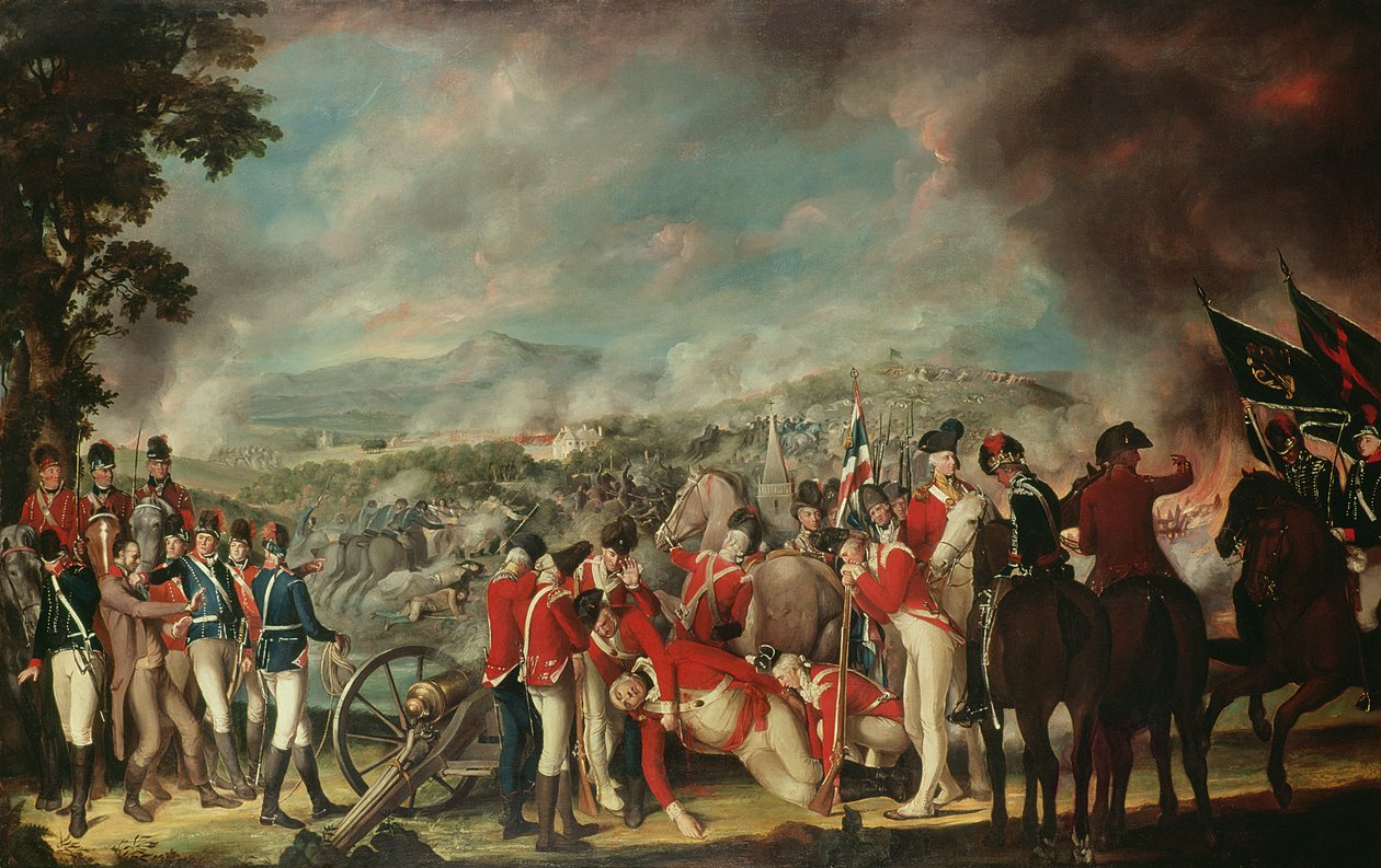 La battaglia di Ballinahinch, 13 giugno 1798, c.1798 da Thomas Robinson