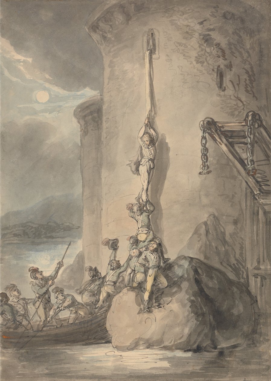 Una scappatella militare da Thomas Rowlandson