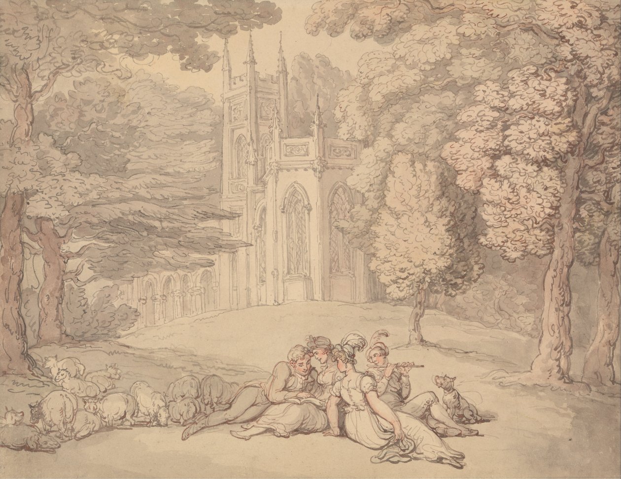 Un Idillio Estivo da Thomas Rowlandson