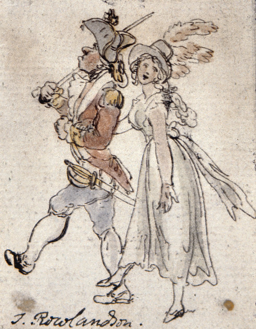 Caricatura da Thomas Rowlandson