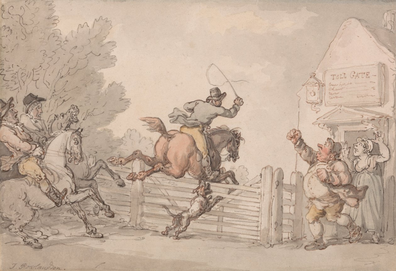 Evitare il pedaggio da Thomas Rowlandson