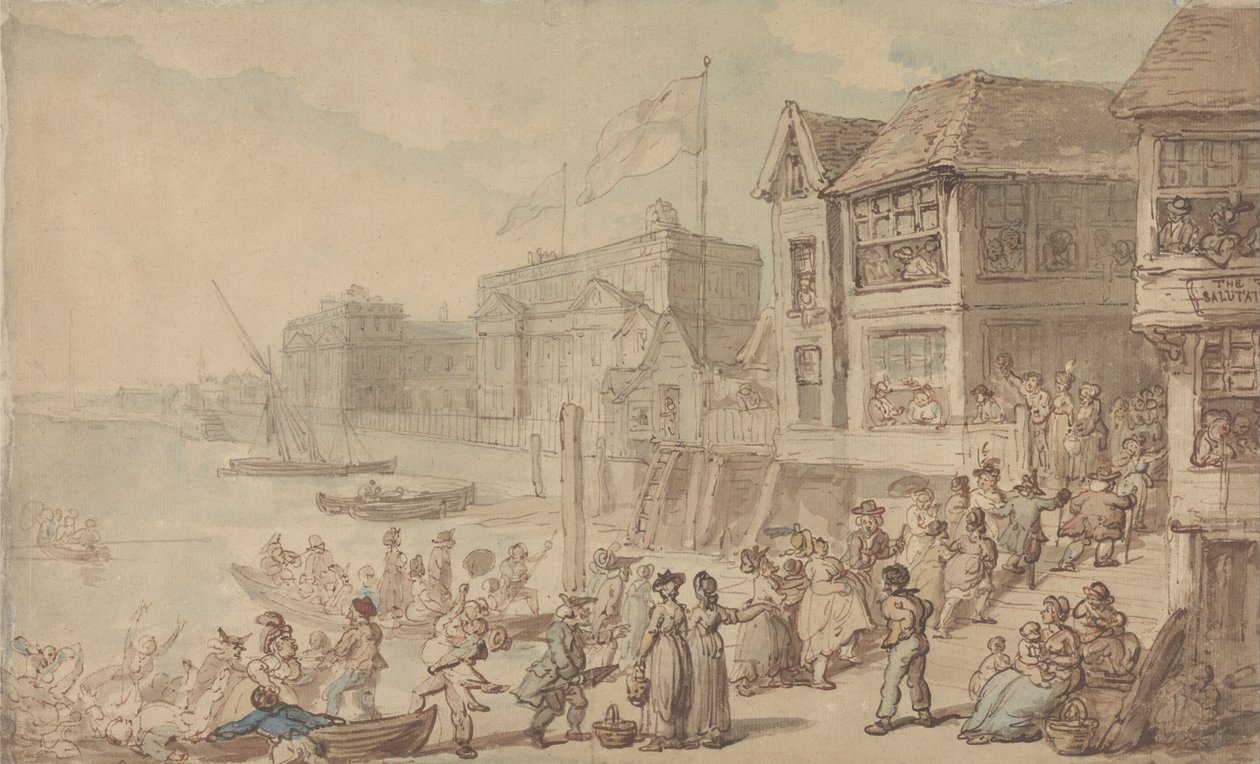 Greenwich da Thomas Rowlandson