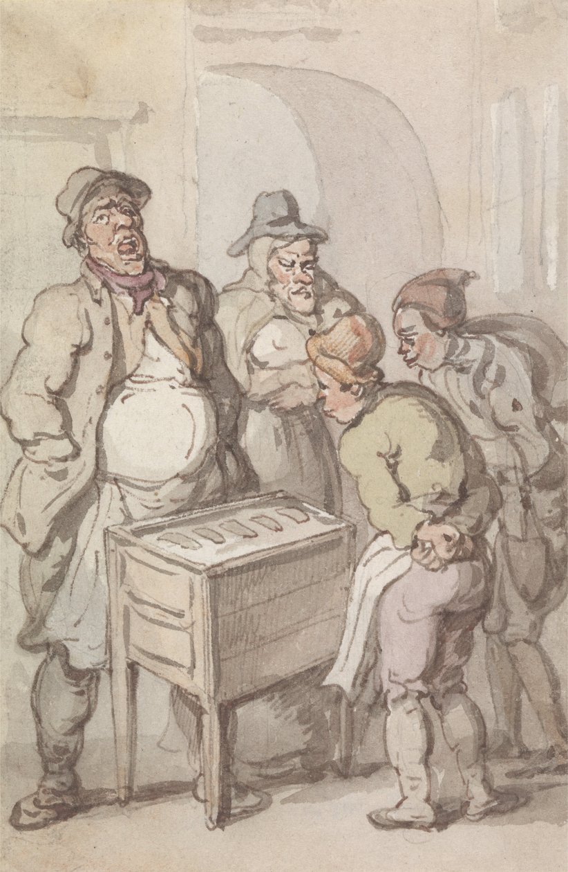Pan di zenzero speziato caldo, tutto caldo da Thomas Rowlandson