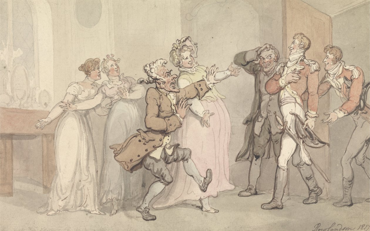 Gelosia, rabbia, delusione... da Thomas Rowlandson