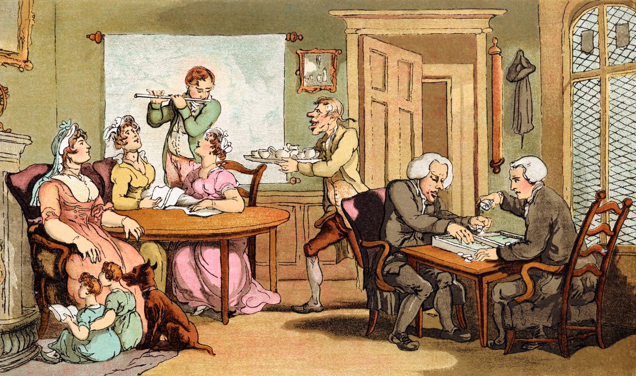 Oliver Goldsmith da Thomas Rowlandson
