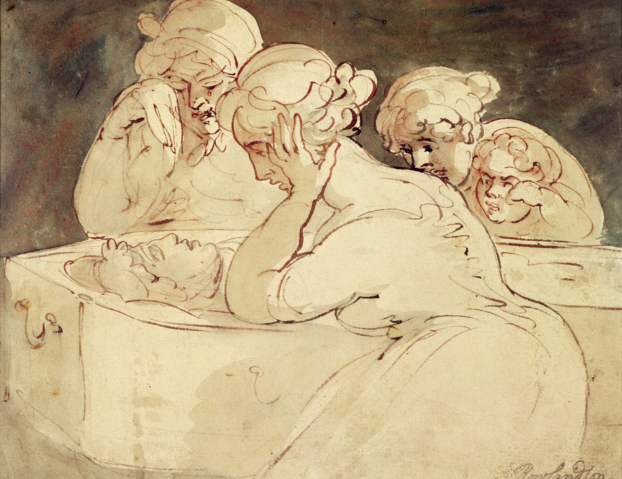 I piangenti, 1815 da Thomas Rowlandson