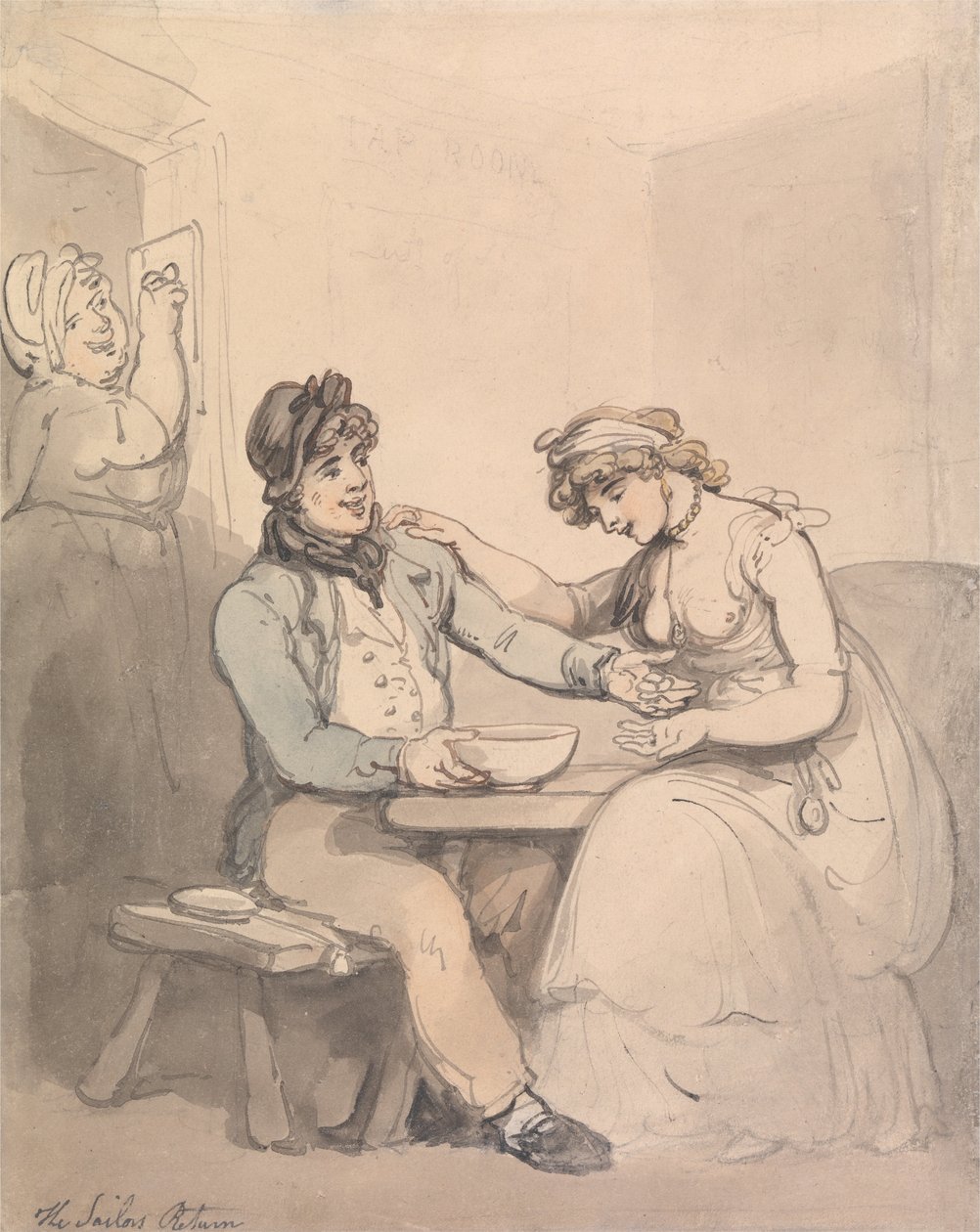 Il ritorno dei marinai da Thomas Rowlandson