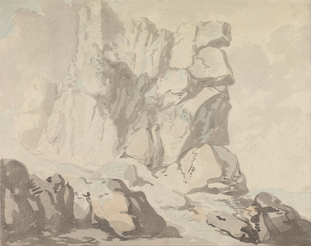Castello di Tintagel da Thomas Rowlandson