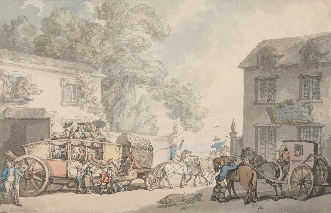 Viaggio in Francia da Thomas Rowlandson