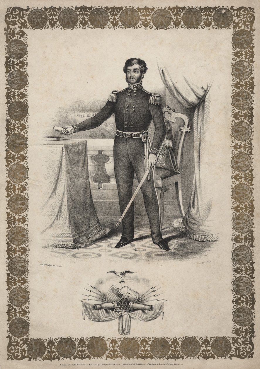 Generale George Cadwalader, 1846 da Thomas S. Wagner