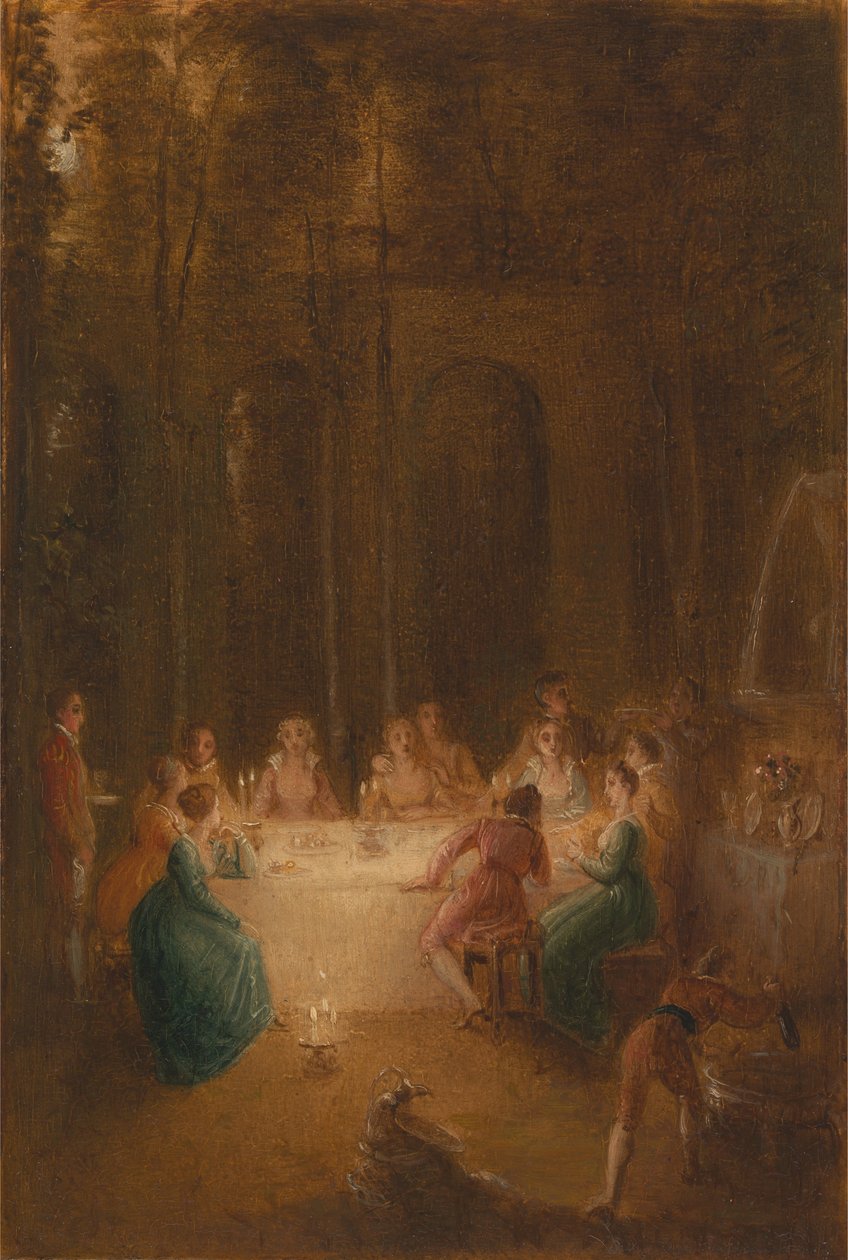 La cena presso la fontana da Thomas Stothard