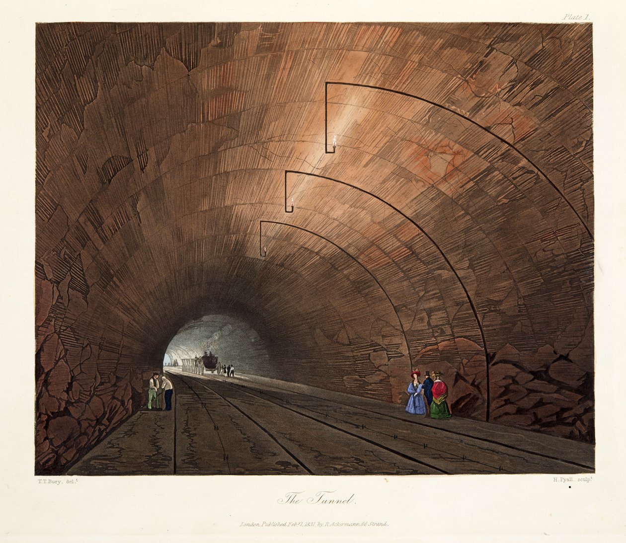 Il tunnel, 1831 da Thomas Talbot Bury