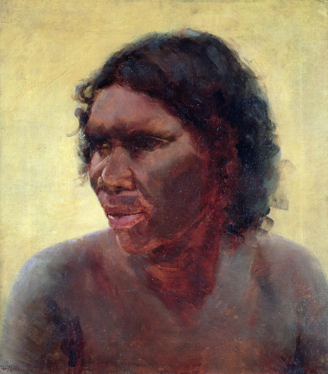 Ritratto di un aborigeno, c.1895 da Thomas William Roberts