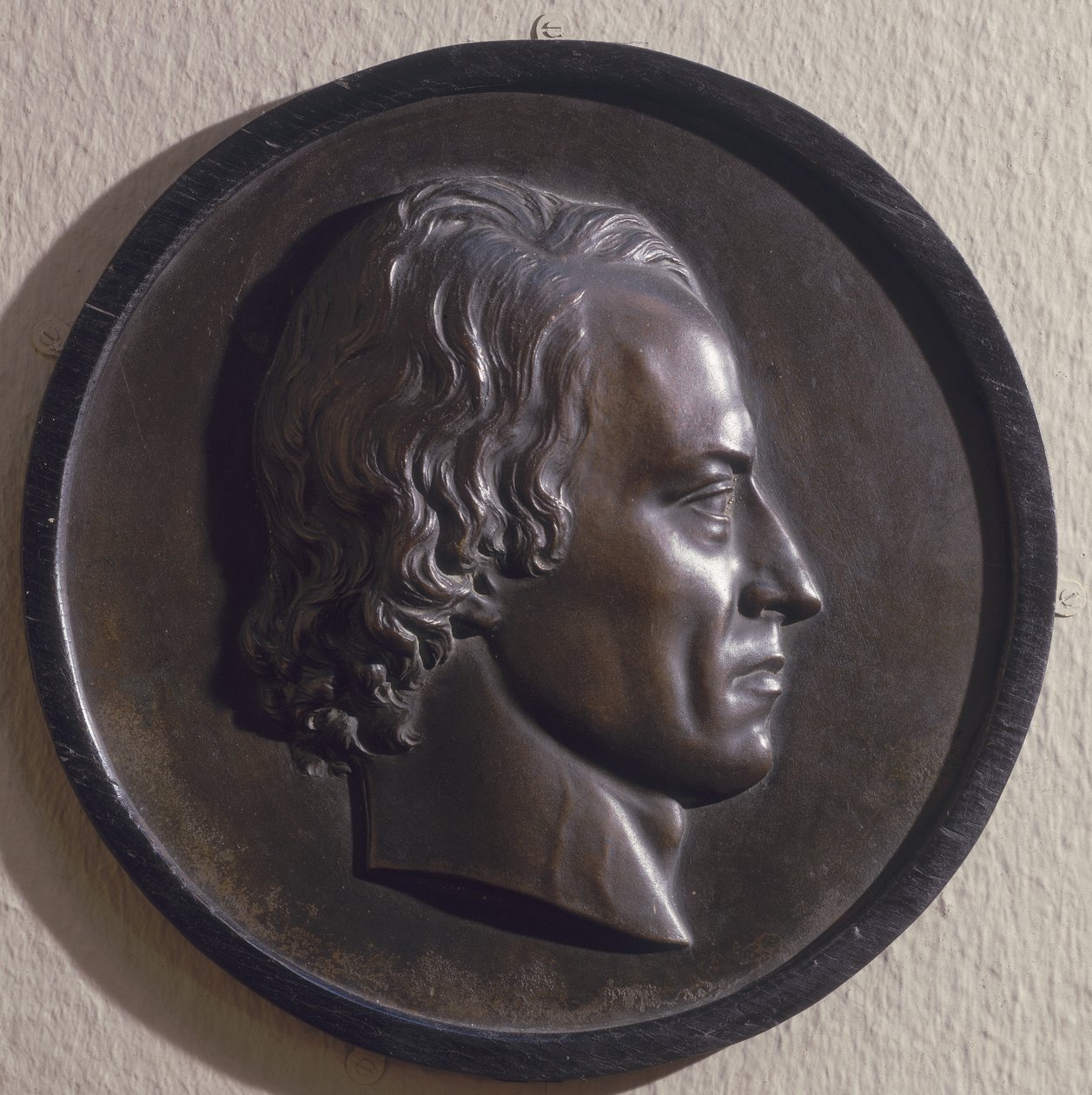 Medaglione Ritratto di Alfred, Lord Tennyson (1809-92) da Thomas Woolner