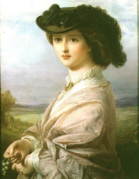 Una Signora in un Paesaggio da Thomas Francis Dicksee